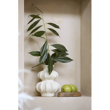 Vase deco Ø18,5x24,5 cm SPOTORNO ceramics matt cream