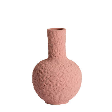 Vase deco Ø34x50 cm SACILE ceramics matt old pink