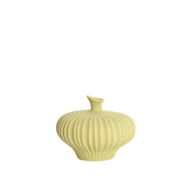 Vase deco 23x22,5x18 cm NEVANO matt green