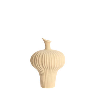 Vase deco 23x22x32,5 cm NEVANO matt peach