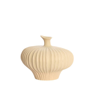 Vase deco 31x29,5x25,5 cm NEVANO matt peach
