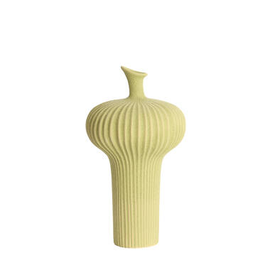 Vase deco Ø23,5x42,5 cm NEVANO matt green