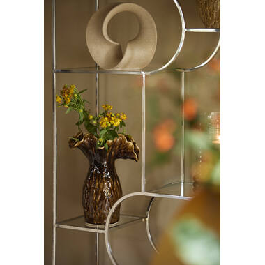 Vase deco 31x24,5x35,5 cm VIVEIRO ceramics dark brown