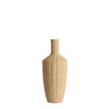 Vase deco Ø22,5x58 cm AYNA ceramics light peach