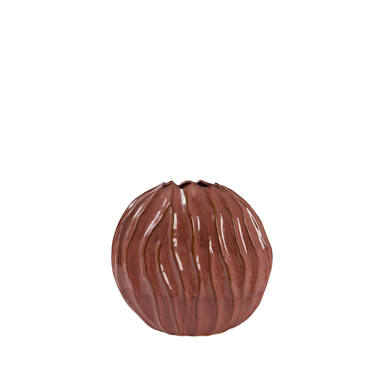 Vase deco 41x20x42 cm PODURI ceramics dark pink
