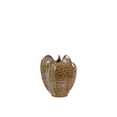 Vase deco Ø31x34 cm TOPITA ceramics cream-brown