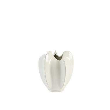 Vase deco Ø31x34 cm TOPITA ceramics white