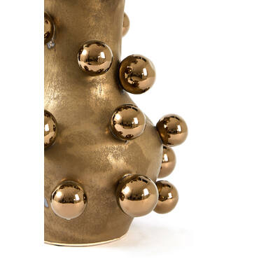 Vase deco Ø30x38 cm CAZACI ceramics antique bronze