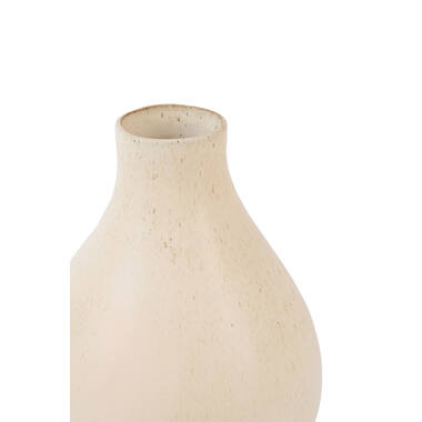 Vase deco Ø24x40,5 cm ZAROTI ceramics cream