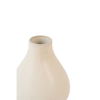 Vase deco Ø18,5x29,5 cm ZAROTI ceramics cream