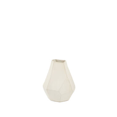 Vase deco 25x21x30,5 cm POVINA ceramics cream