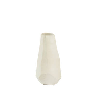 Vase deco 25x21,5x47 cm POVINA ceramics cream