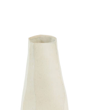 Vase deco 25x21,5x47 cm POVINA ceramics cream