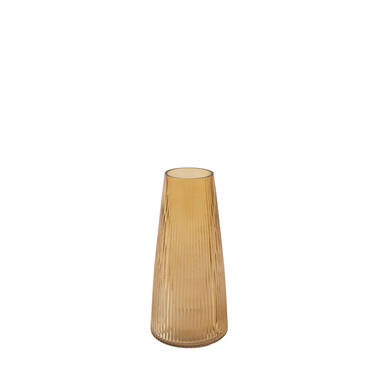 Vase Ø15x29,5 cm FARENZO glass amber