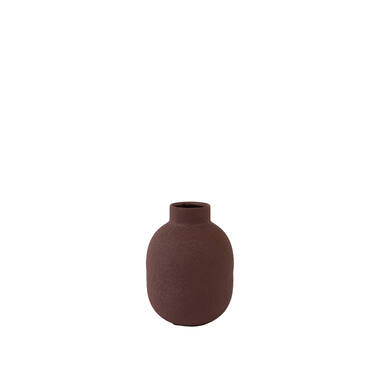Vase deco Ø10x14 cm ANDORI matt eggplant