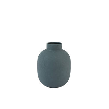 Vase deco Ø16x20 cm ANDORI matt dark blue