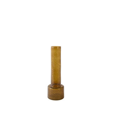 Vase Ø13,5x40,5 cm BORANDO glass amber
