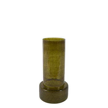 Vase Ø17,5x35 cm BORANDO glass dark green