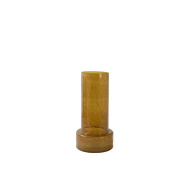 Vase Ø17,5x35 cm BORANDO glass amber