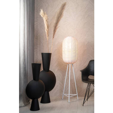 Vase deco 31x20x60 cm KAVANDU matt black