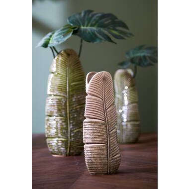 Vase 19x11x46,5 cm LOU ceramics green