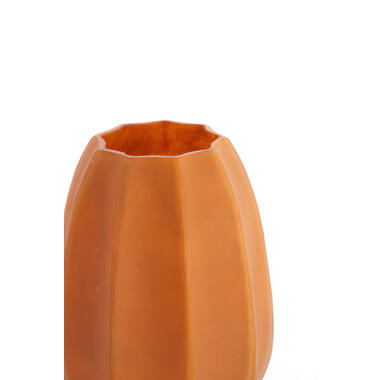 Vase Ø17x23,5 cm BRADLEY glass caramel