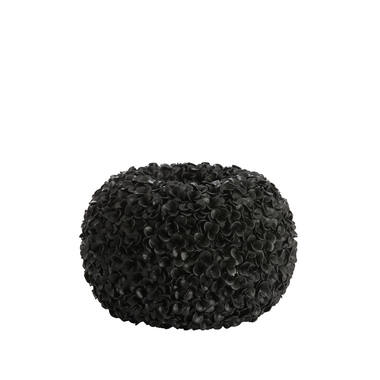 Vaas deco Ø47,5x30 cm PHYLIA mat zwart