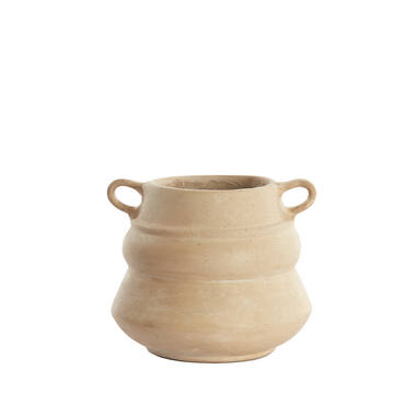 Pot deco 21,5x20x17,5 cm TARIFA naturel