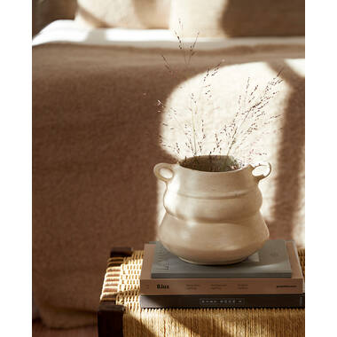 Pot deco 21,5x20x17,5 cm TARIFA naturel