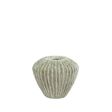 Vaas deco Ø32x28 cm CACTI glans mint groen
