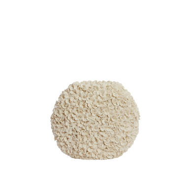 Vaas deco 44x20,5x38,5 cm PHYLIA crème