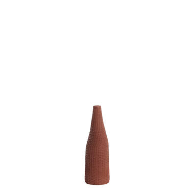 Vase deco Ø9,5x30 cm YASSO coral