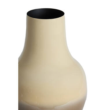 Vase deco Ø22,5x41,5 cm SINDO taupe+dark brown