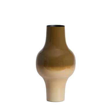 Vase deco Ø22,5x41,5 cm SINDO dark brown+sand