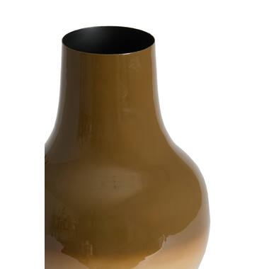 Vase deco Ø22,5x41,5 cm SINDO dark brown+sand