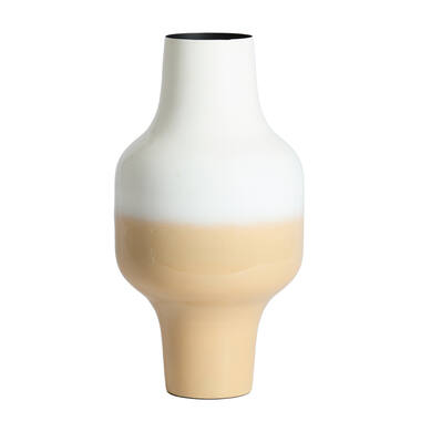 Vase deco Ø27,5x50 cm SINDO cream+beige