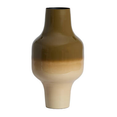 Vase deco Ø27,5x50 cm SINDO dark brown+sand