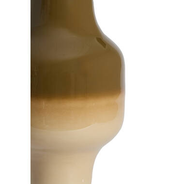 Vase deco Ø27,5x50 cm SINDO dark brown+sand