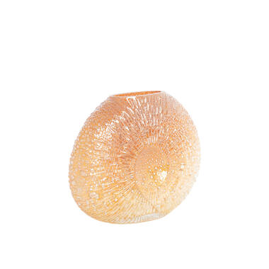 Vase 40,5x11x30,5 cm CONCHA glass peach