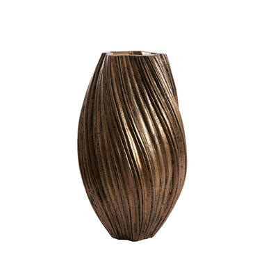 Vaas deco Ø30x52 cm YATUNG antiek brons