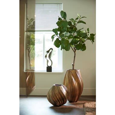 Vaas deco Ø52x81 cm YATUNG antiek brons