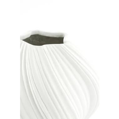 Vaas deco Ø34x32 cm YATUNG crème