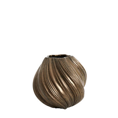 Vaas deco Ø52x48 cm YATUNG antiek brons