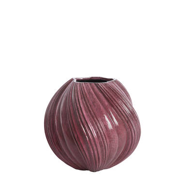 Pot deco Ø65x60 cm YATUNG shiny eggplant