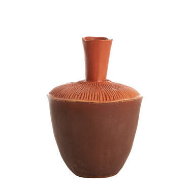 Vase deco Ø20x29 cm NEIRA ceramics brown-orange