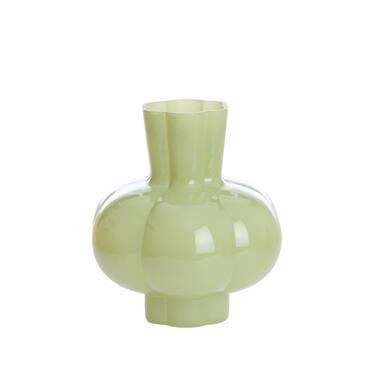 Vase Ø22,5x24 cm KORTOSI glass mint green