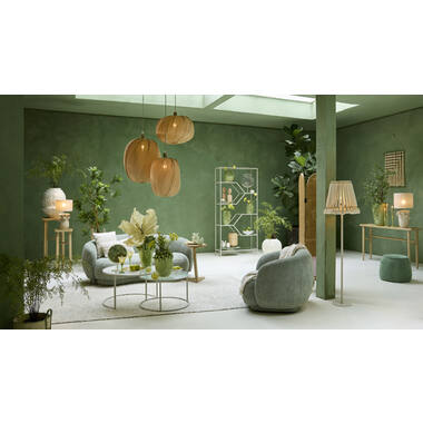 Vaas deco Ø27,5x27,5 cm KYRAL keramiek mint groen