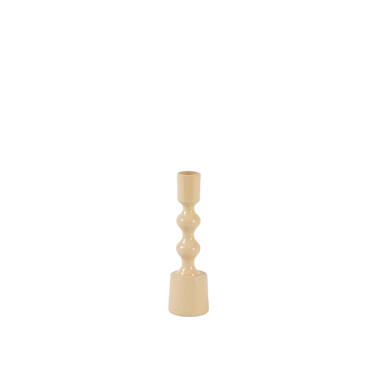 Candle stick Ø4,5x16 cm BABIMO shiny sand