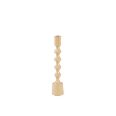 Candle stick Ø4,5x24 cm BABIMO shiny sand