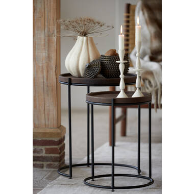 Candle stick Ø7x24,5 cm CASANDRA cream